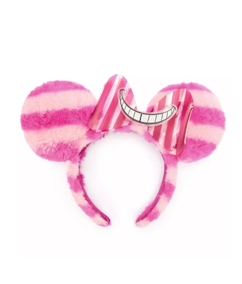 Disney Cheshire Cat Plush Ears Headband Alice in Wonderland Adult Size NEW